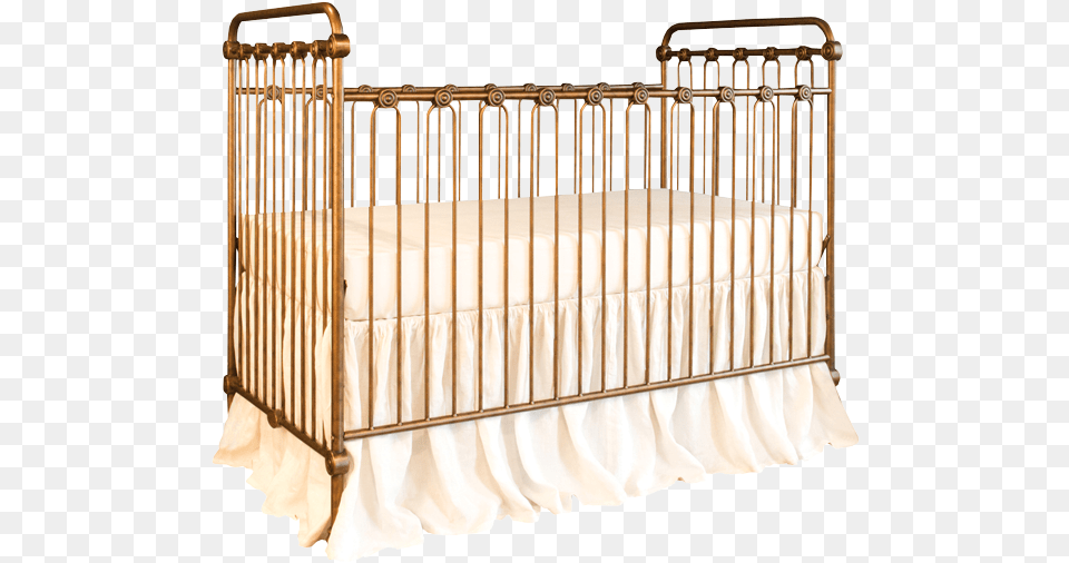 Reverie Varns Bratt Decor Joy Crib Gold, Furniture, Infant Bed Free Png Download