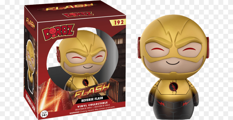 Reverse Flash Dorbz Vinyl Figure Flash Dorbz, Baby, Person, Face, Head Free Transparent Png