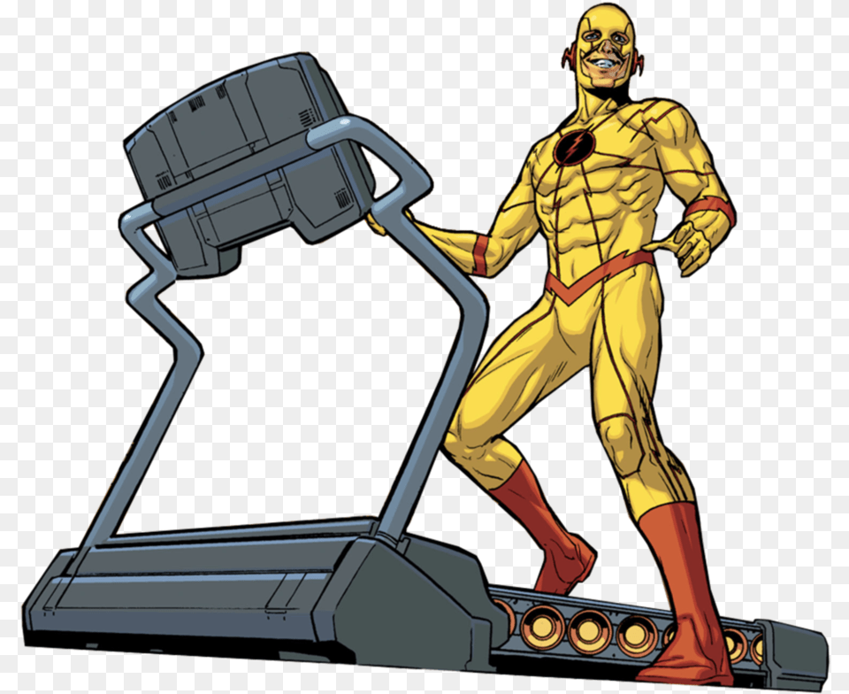 Reverse Flash Eobard Thawne Cosmic Treadmill, Adult, Male, Man, Person Png