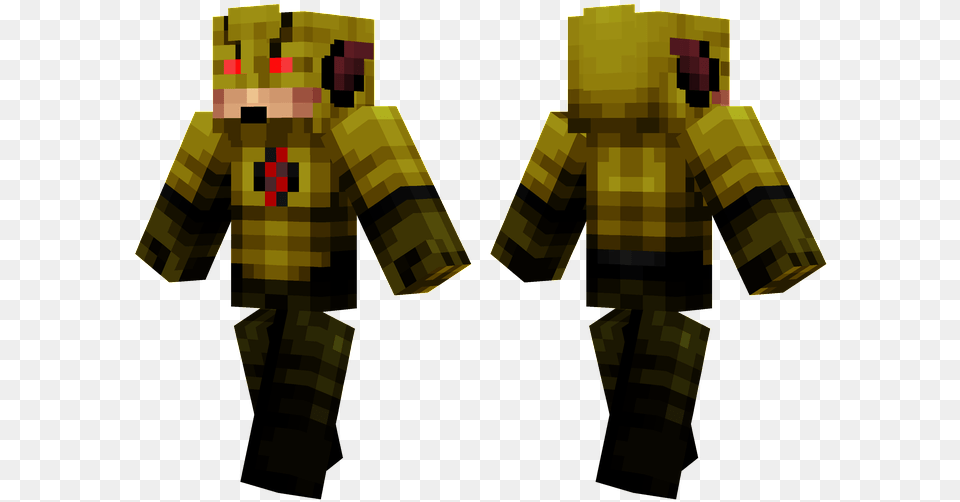 Reverse Flash Minecraft Winter Skin Boy, Adult, Male, Man, Person Png