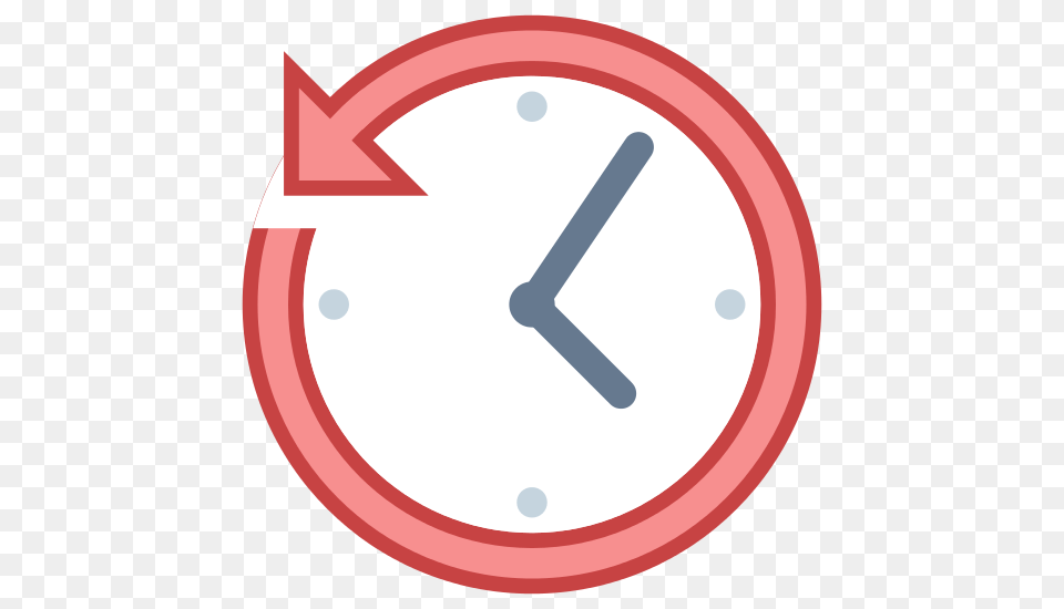 Reversed Clipart Clock, Analog Clock, Disk Free Png Download