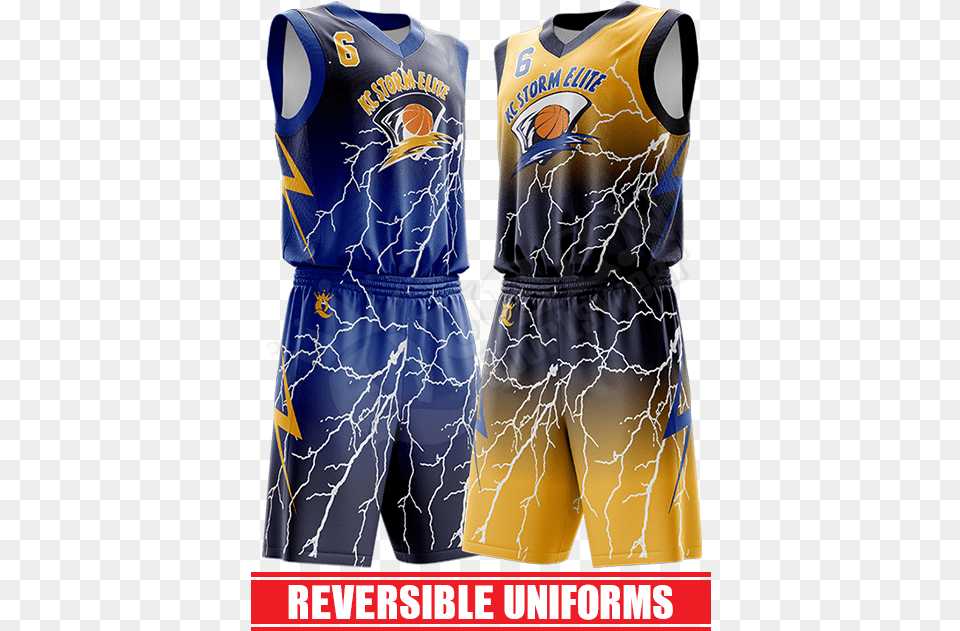 Reversible Basketball Uniform Storm Style Jersey Of Eagles Basketball, Clothing, Shirt, Person, Shorts Png Image