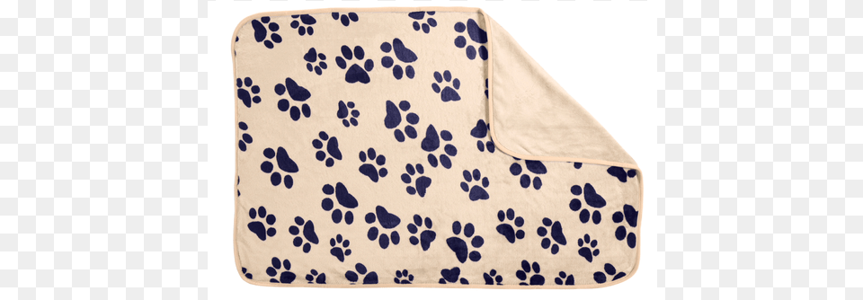 Reversible Pet Blanket Beige With Blue Paws Pet Blanket Dogs, Home Decor, Rug, Cushion, Pattern Free Png Download