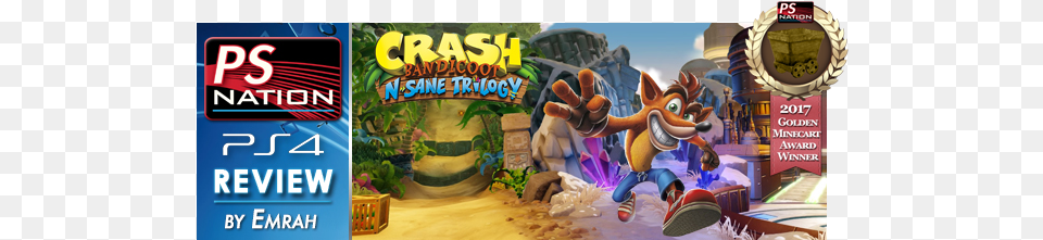 Review Crash Bandicoot N Sane Trilogy Ps4 U2013 Playstation Banner De Dragon Ball Ps4 Png