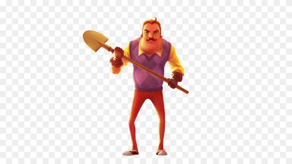 Review Hello Neighbor Is Inspired But Not Neighborly Pc Video, Oars, Paddle, Adult, Female Png
