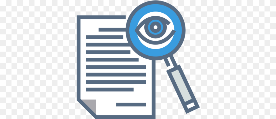 Review Icon Plan De Accion De Una Empresa, Magnifying Png Image