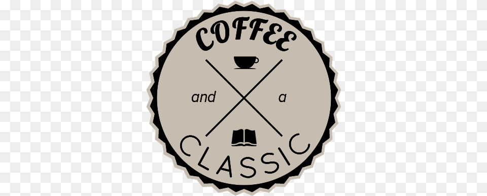 Review Of Coffee And A Classic Box Double Decker Books Coffee And A Classic Logo, Analog Clock, Clock, Wall Clock, Face Free Png