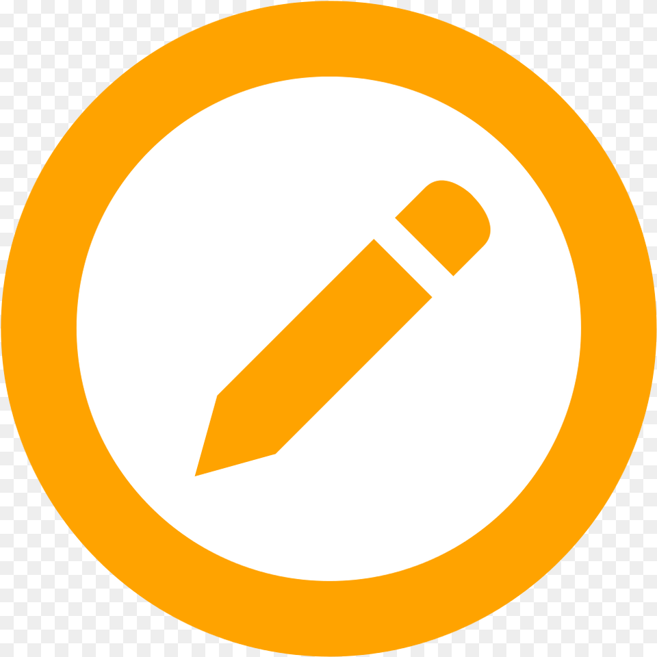 Review Writing Icon Writing Orange Icon, Disk Free Png Download