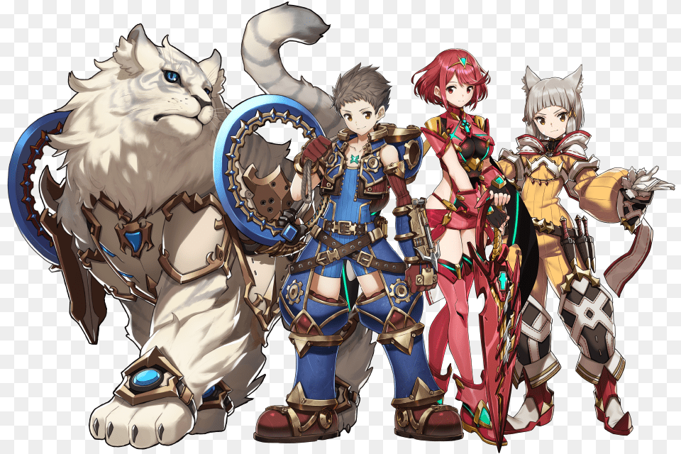 Review Xenoblade Chronicles 2 More And Interesting Anime Xenoblade 2 Dromarch, Publication, Book, Comics, Adult Free Transparent Png
