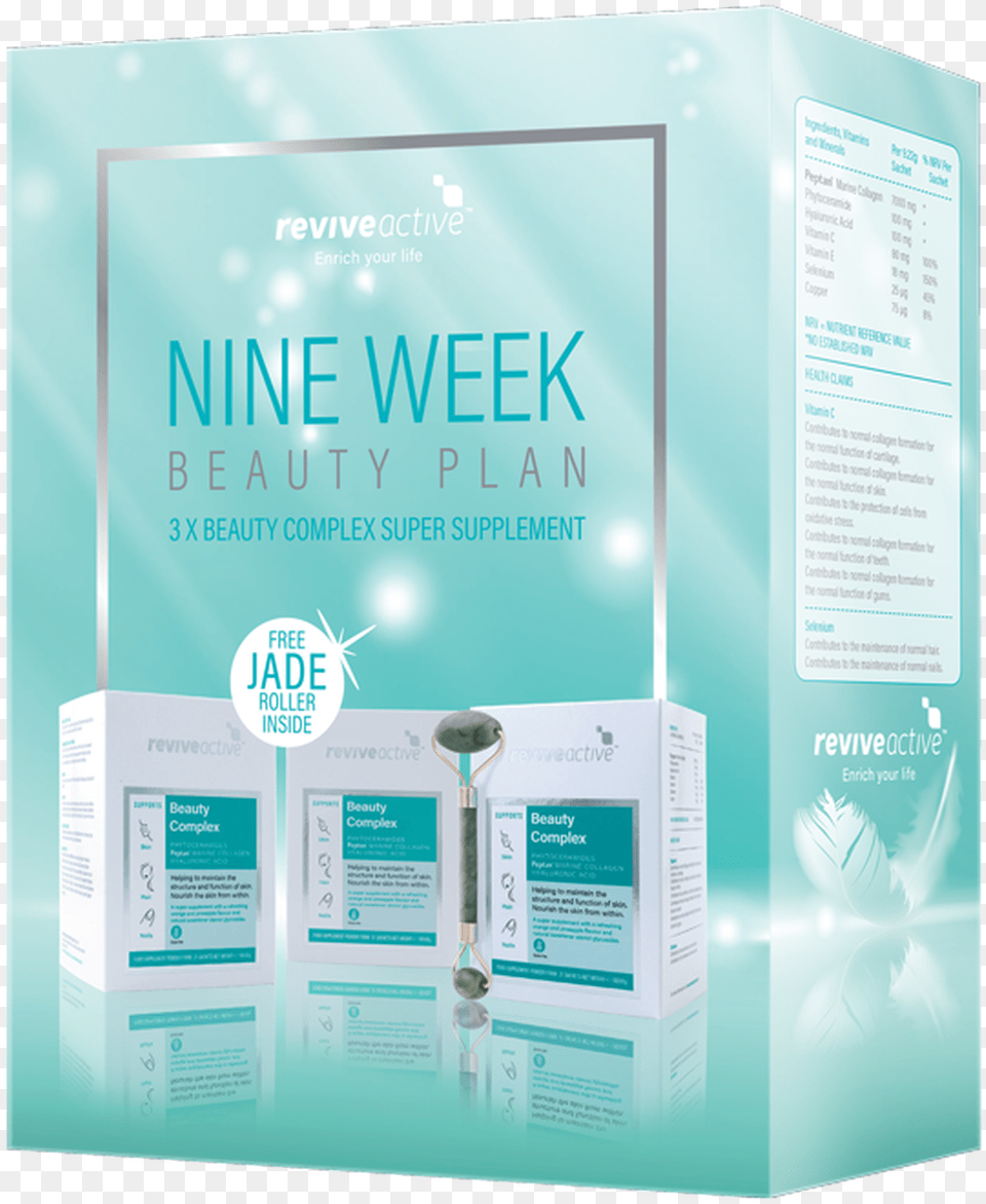 Revive Active Nine Week Beauty Plan, Advertisement, Poster Free Transparent Png