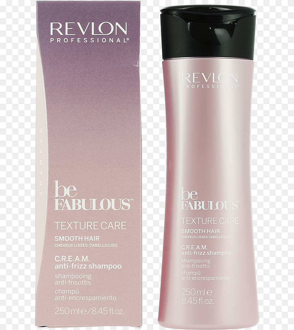Revlon Be Fabulous Texture Care Smooth Hair Shampoo Cosmetics, Bottle, Lotion, Book, Publication Free Png