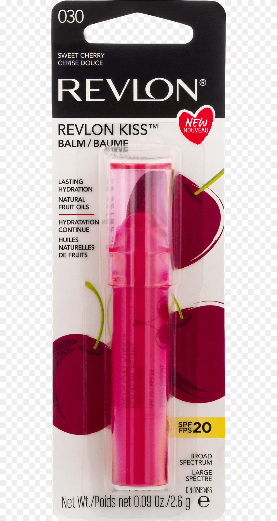 Revlon Kiss Lip Balm Sweet Cherry, Cosmetics, Lipstick, Bottle Png