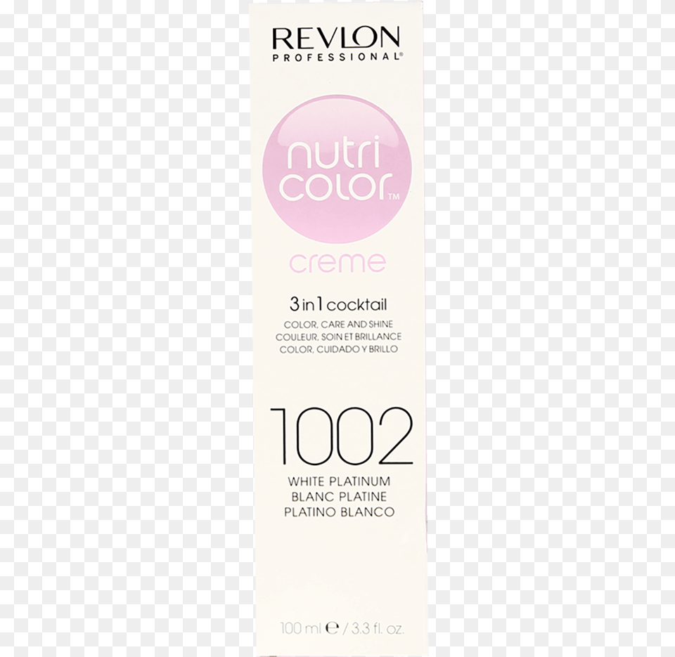 Revlon Professional Nutri Color Creme 1002 White Platinum Revlon, Advertisement, Poster, Book, Publication Png