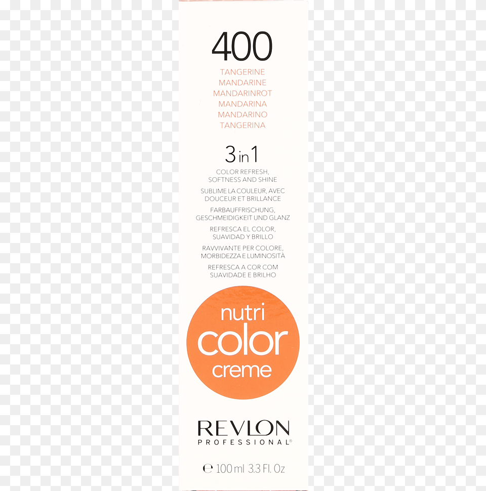 Revlon Professional Nutri Color Creme 400 Tangerine Nutri Color Creme, Advertisement, Poster, Text Free Png Download