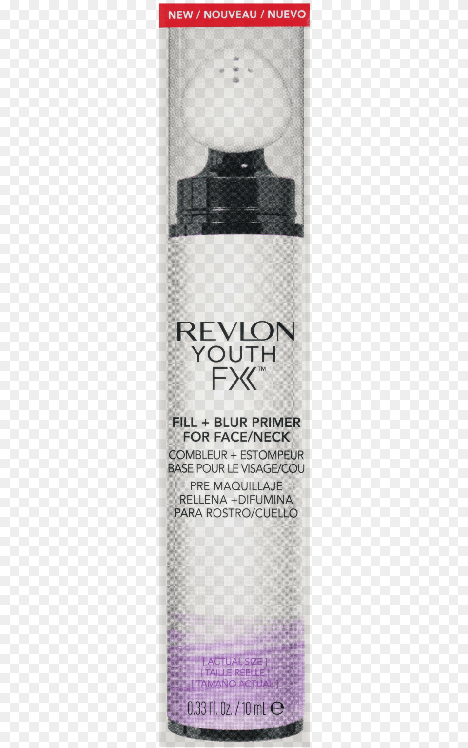 Revlon Youth Fx Fill Blur Primer, Bottle, Cosmetics, Alcohol, Beer Free Png
