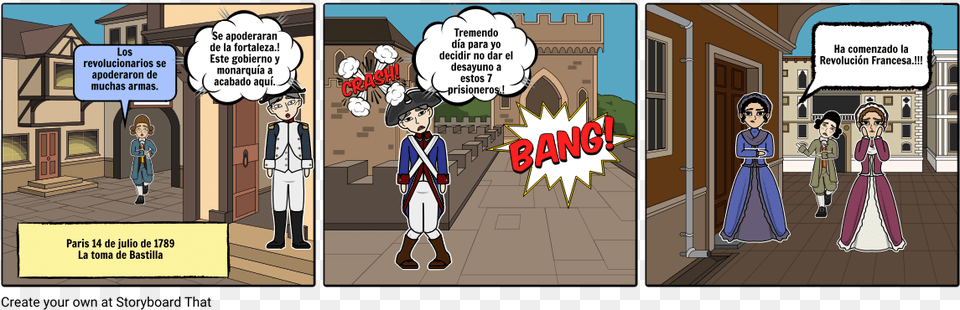 Revolucion Francesa Toma De Las Bastillas Comic, Book, Comics, Publication, Person Free Png Download