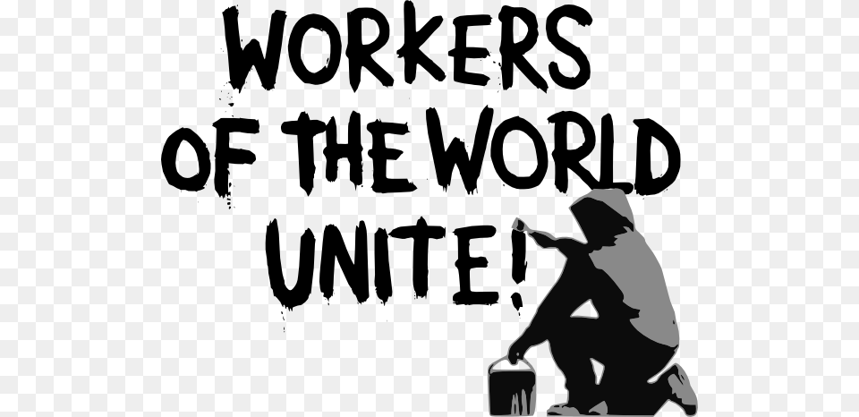 Revolution Clipart Communism Trabalhadores Do Mundo Univos, People, Person, Stencil, Baby Free Png Download