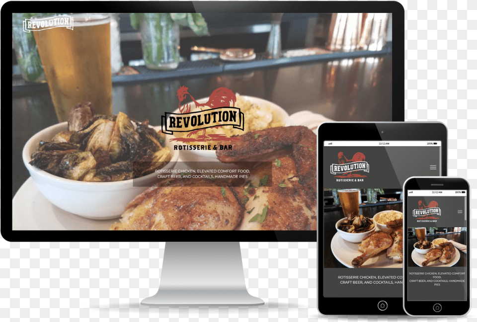 Revolution Rotisserie, Food, Meal, Phone, Electronics Free Transparent Png