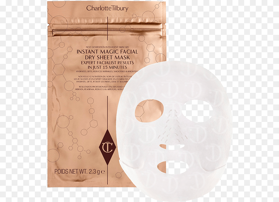 Revolutionary Instant Magic Facial Dry Sheet Mask Charlotte Tilbury Instant Magic Facial Dry Sheet Mask, Paper Free Transparent Png