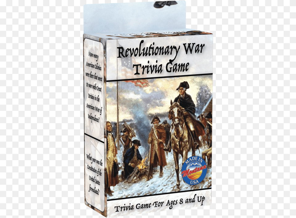 Revolutionary War Trivia Card Game, Adult, Publication, Person, Man Free Png