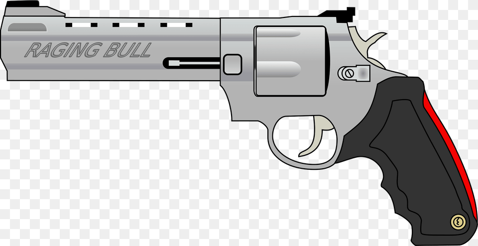 Revolver Clipart, Firearm, Gun, Handgun, Weapon Png