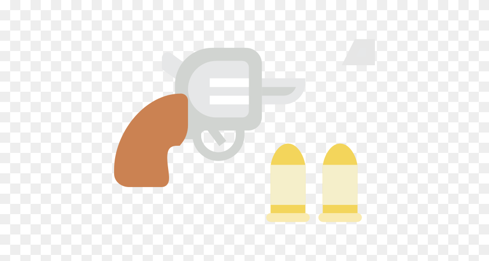 Revolver Icon, Firearm, Gun, Handgun, Weapon Png Image