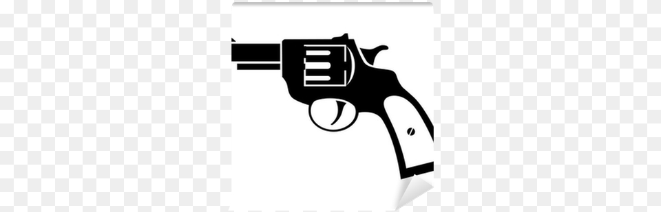 Revolver Icon Wall Mural Pixers Revolver Icon, Firearm, Gun, Handgun, Weapon Png Image