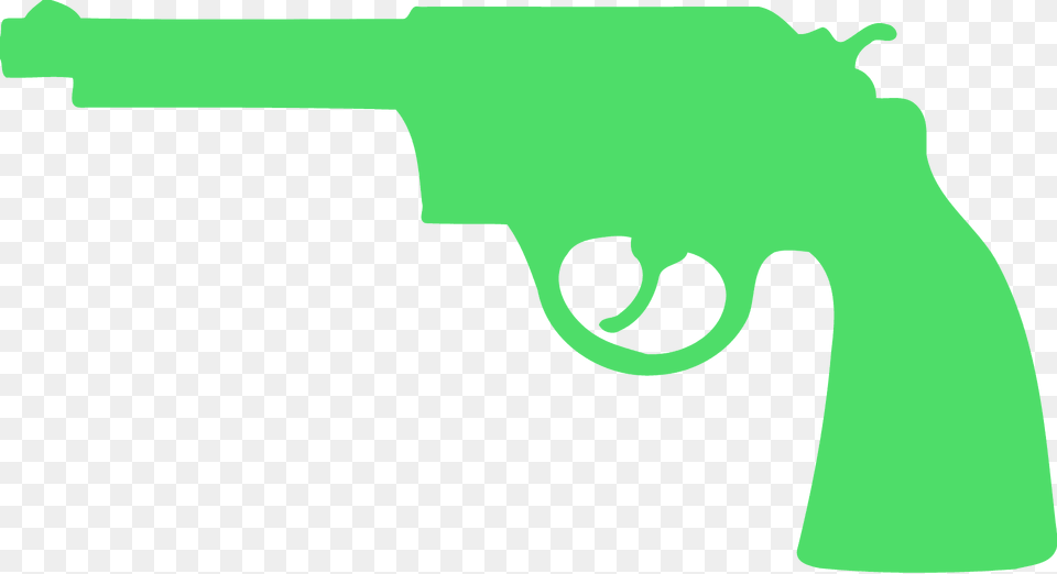 Revolver Silhouette, Firearm, Gun, Handgun, Weapon Free Png Download