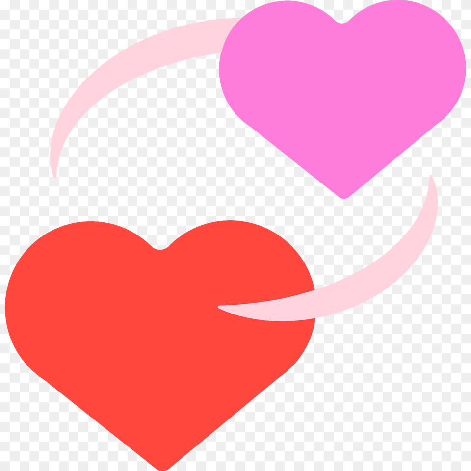 Revolving Hearts Emoji Clipart, Heart Png Image
