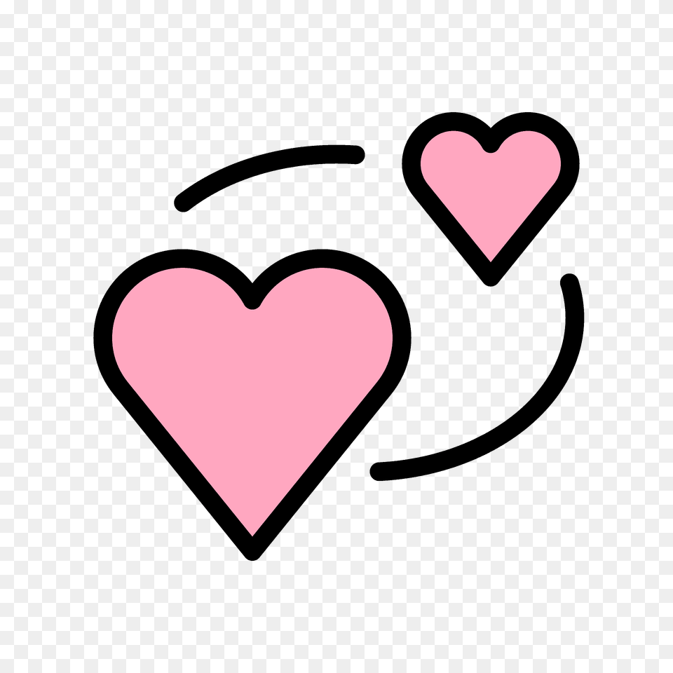 Revolving Hearts Emoji Clipart, Heart, Bow, Weapon Free Transparent Png