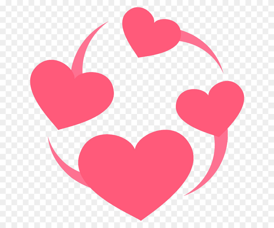 Revolving Hearts Emoji Icon Vector Symbol Ai Eps Svg Revolving Emoji Heart, Astronomy, Moon, Nature, Night Png Image