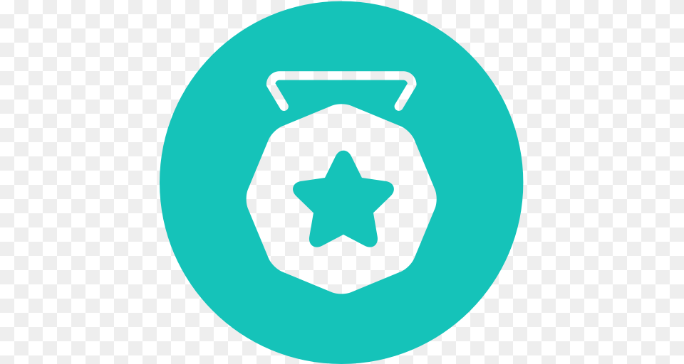 Reward And Punishment Reward Ribbon Icon With And Vector, Symbol, Recycling Symbol, Disk Png