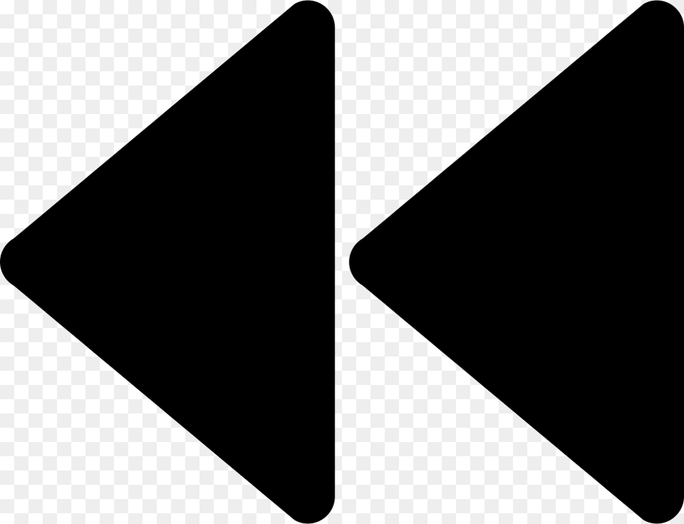 Rewind Symbol Backward Icon, Triangle Png Image