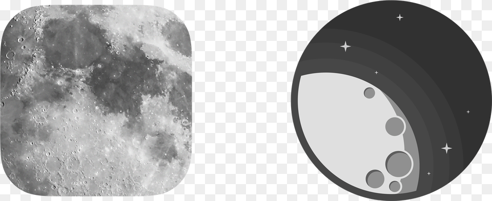 Reworking Moon For Os X I Had Been Planning To Do This Moon Minimalist, Astronomy, Nature, Night, Outdoors Free Png Download