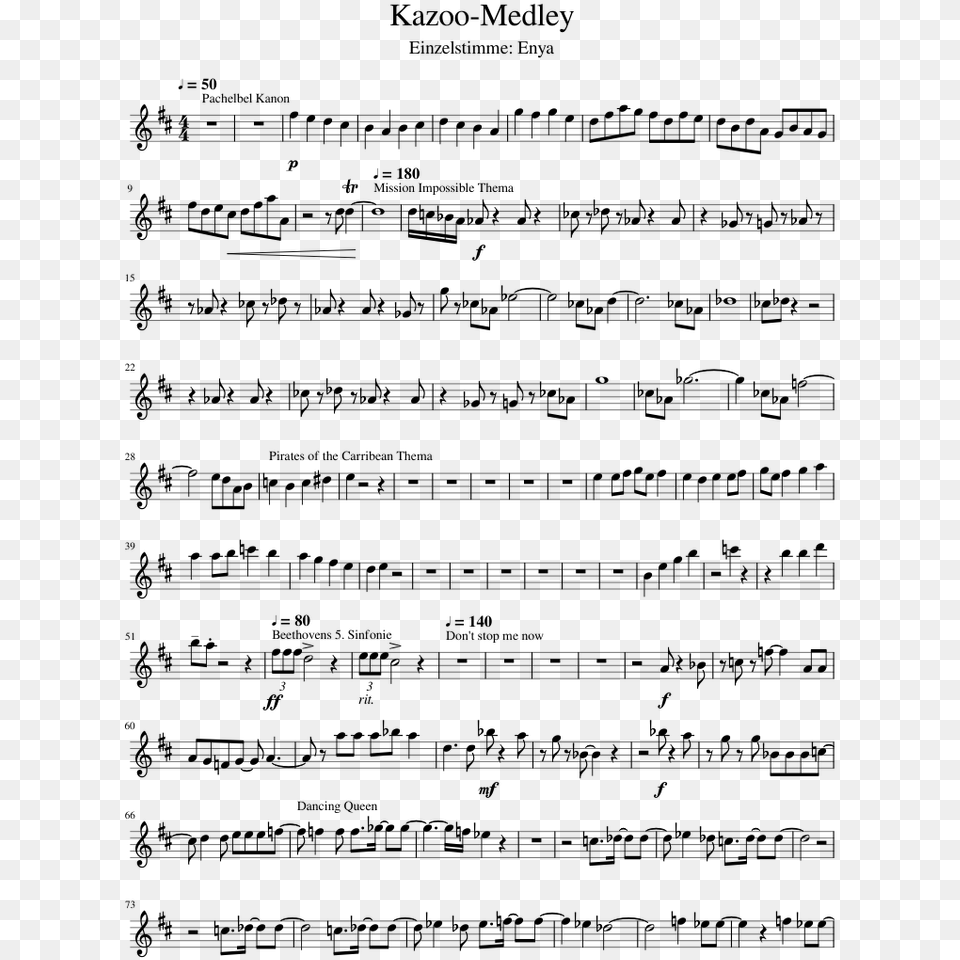 Rewrite The Stars Clarinet Sheet Music, Gray Png
