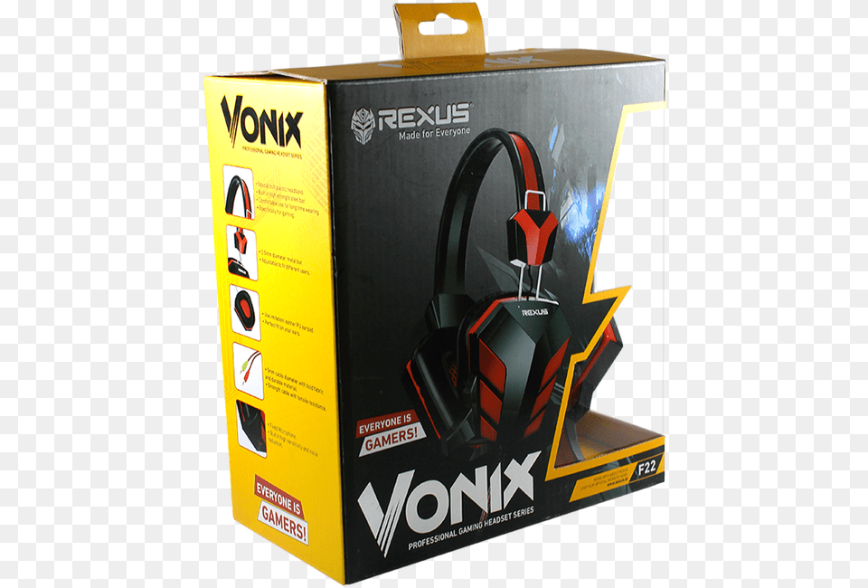 Rexus Gaming Headset Vonix F22 Download Headset Rexus, Electronics, Box Png Image