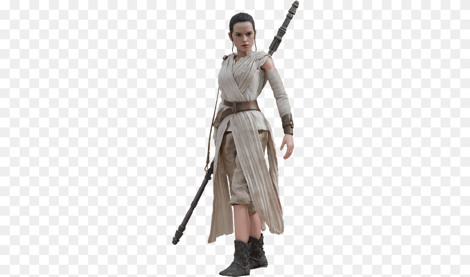 Rey Action Figure, Clothing, Costume, Weapon, Sword Png