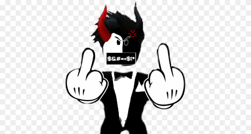 Rey Demonio Roblox Pack Middle Finger Svg, Body Part, Hand, Person, Baby Free Png Download