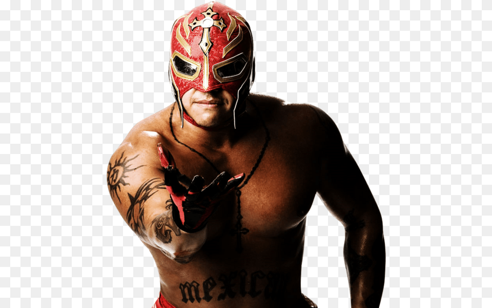 Rey Mysterio, Tattoo, Skin, Person, Man Png Image