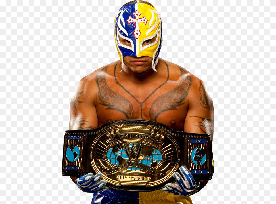 Rey Mysterio Clipart Rey Mysterio Clipart, Accessories, Buckle, Person, Skin Free Png Download