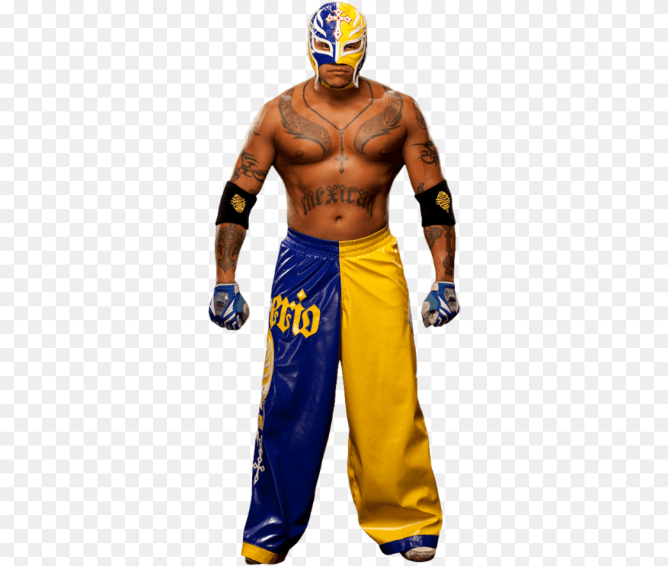 Rey Mysterio Full Body, Tattoo, Skin, Person, Back Png Image