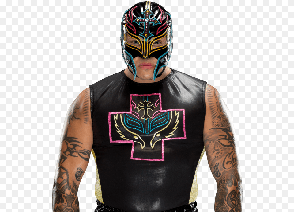 Rey Mysterio Universal Champion, Person, Skin, Tattoo, Adult Png