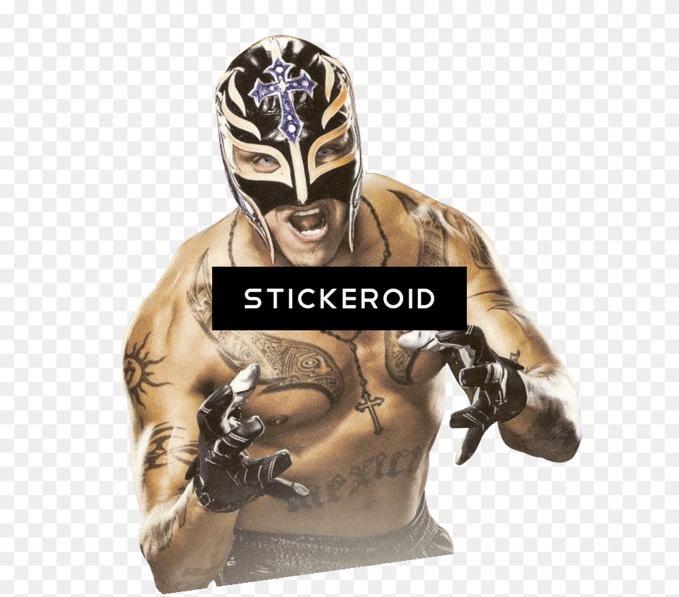 Rey Mysterio Wwe, Person, Skin, Tattoo, Adult Png