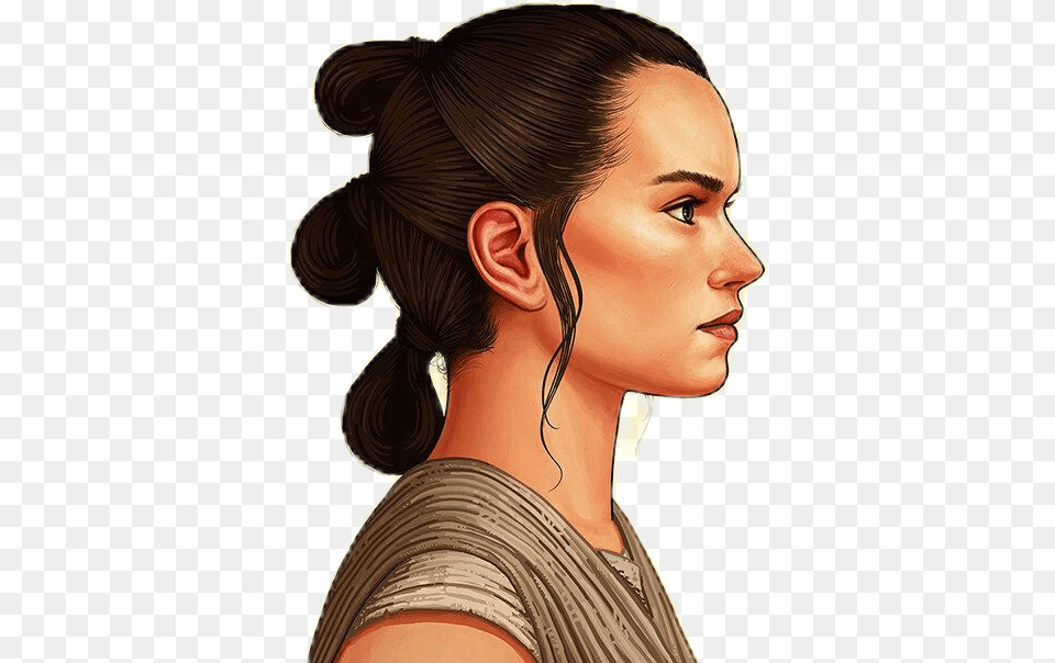 Rey Rey Skywalker Profile, Woman, Portrait, Photography, Person Free Png