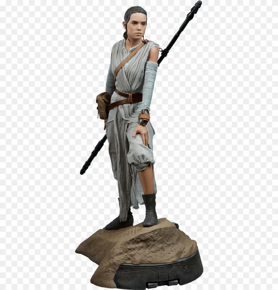 Rey Rey Star Wars Costume Details Vippng Star Wars Rey Action Figure, Weapon, Sword, Person, Man Free Png