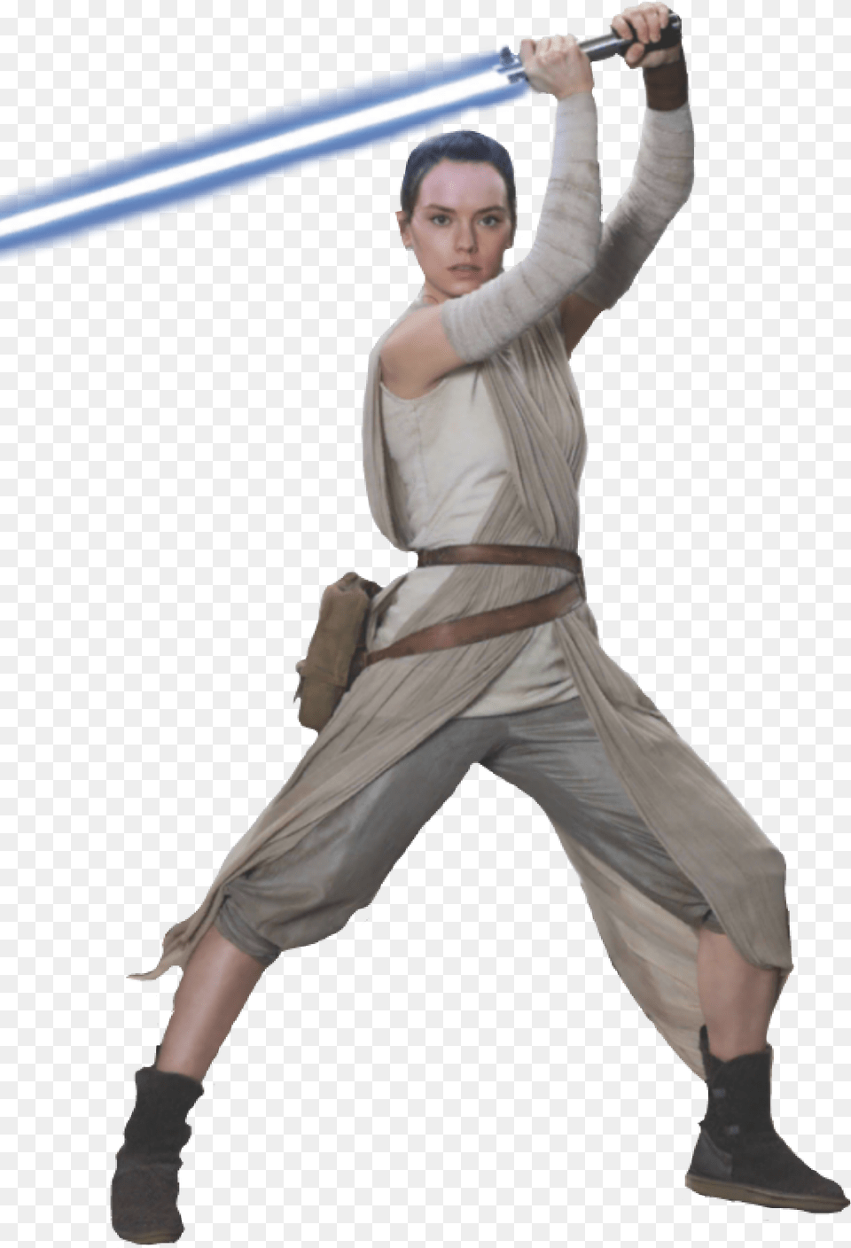 Rey Starwars Starwarstheforceawakens Starwarsthelastjedi Wushu, Sword, Weapon, Adult, Male Free Png Download