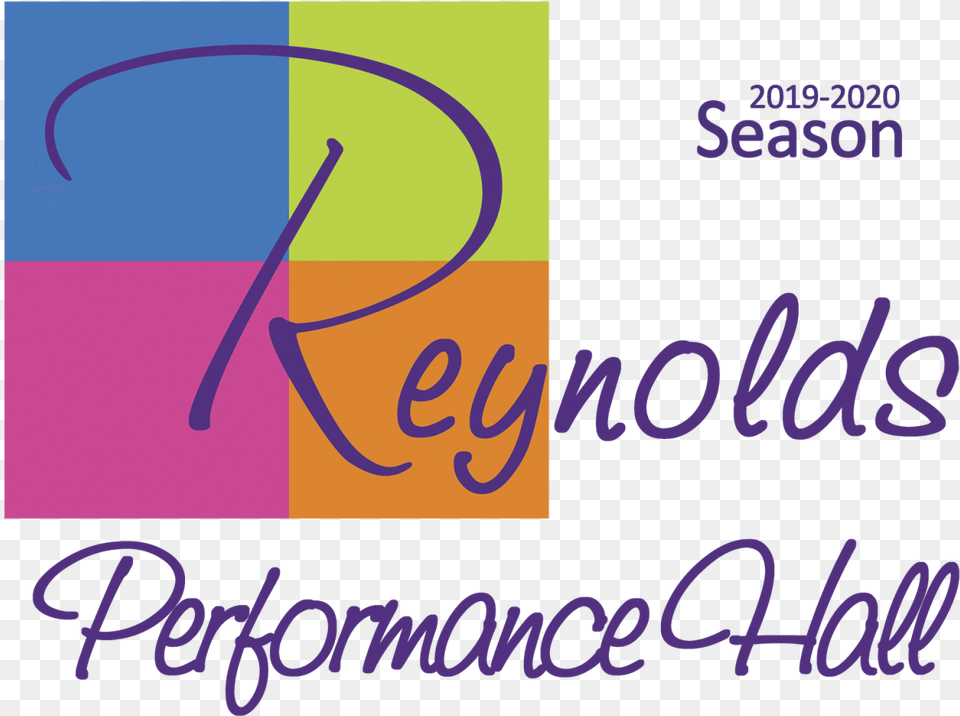 Reynolds Performance Hall Calligraphy, Purple, Text Free Transparent Png