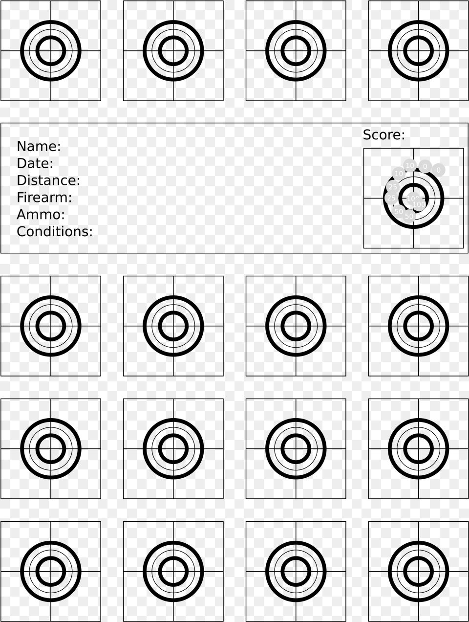 Rfc Target Clip Arts Circle, Footprint Free Png Download