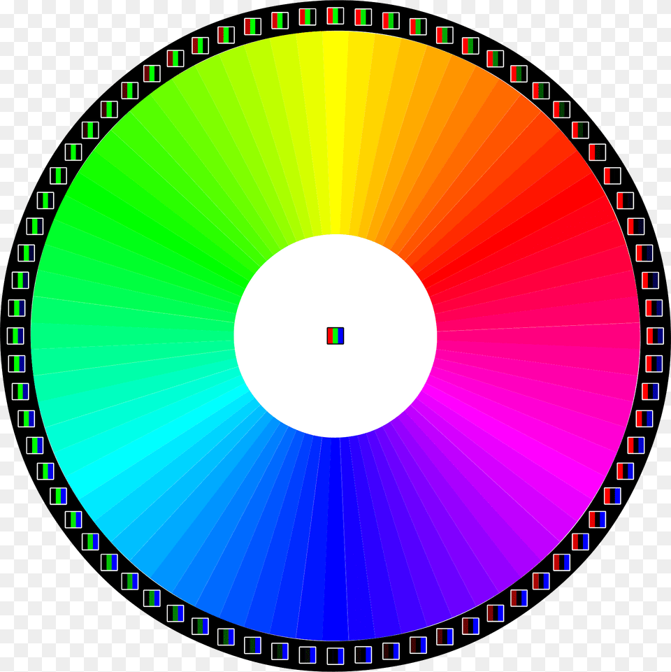 Rgb Color Wheel Pixel 5 Clipart, Disk Free Png