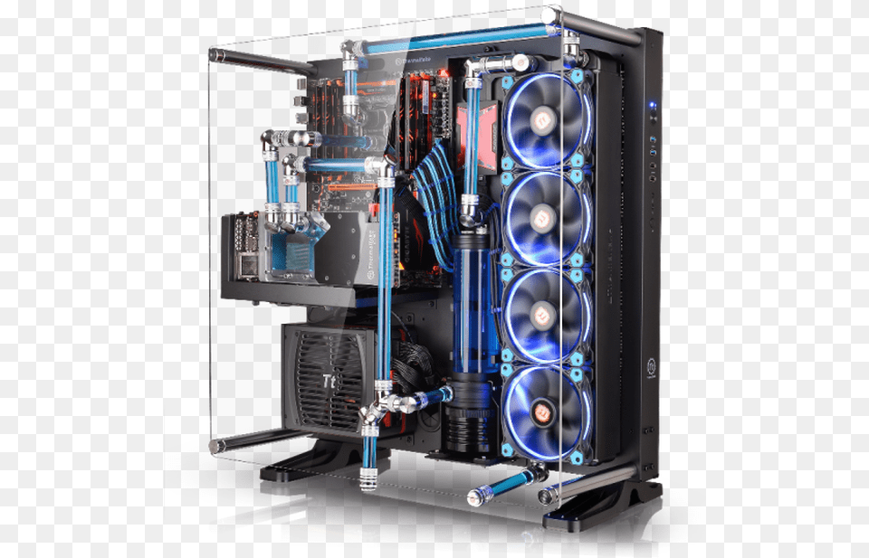Rgb Water Cooled Pc, Computer Hardware, Electronics, Hardware, Computer Png Image